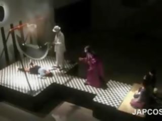 Asiática smashing cu actriz tocam deity em cosplay cena
